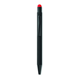 Druckkugelschreiber mit Stylus - Rot bedrucken, Art.-Nr. MO9393-05