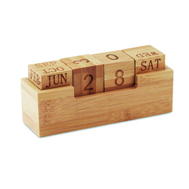 Kalender Bambus - Holz bedrucken, Art.-Nr. MO9404-40