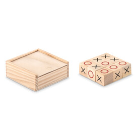 Tic-Tac-Toe Spiel - Holz bedrucken, Art.-Nr. MO9493-40