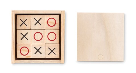 Tic-Tac-Toe Spiel - Holz bedrucken, Art.-Nr. MO9493-40 Tic-Tac-Toe Spiel - Holz bedrucken, Art.-Nr. MO9493-40