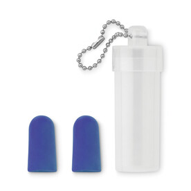 Ohrstöpsel-Set - Blau bedrucken, Art.-Nr. MO9501-04