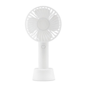 USB-Tischventilator - Weiß bedrucken, Art.-Nr. MO9599-06