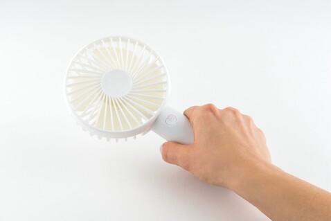 USB-Tischventilator - Weiß bedrucken, Art.-Nr. MO9599-06 USB-Tischventilator - Weiß bedrucken, Art.-Nr. MO9599-06