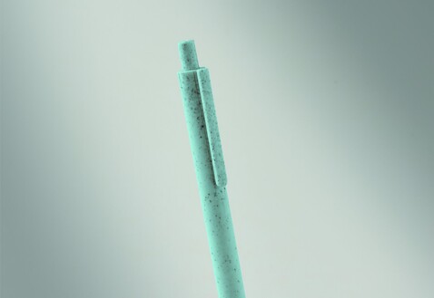 Öko-Druckkugelschreiber - Blau bedrucken, Art.-Nr. MO9614-04 Öko-Druckkugelschreiber - Blau bedrucken, Art.-Nr. MO9614-04