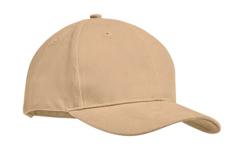Baseball cap 6 panels 270g/m² - Beige bedrucken, Art.-Nr. MO9643-13 Baseball cap 6 panels 270g/m² - Beige bedrucken, Art.-Nr. MO9643-13