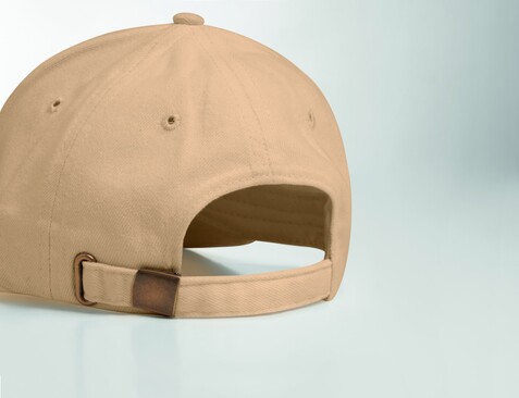 Baseball cap 6 panels 270g/m² - Beige bedrucken, Art.-Nr. MO9643-13 Baseball cap 6 panels 270g/m² - Beige bedrucken, Art.-Nr. MO9643-13