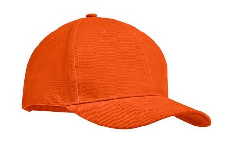Baseball cap 6 panels 270g/m² - Orange bedrucken, Art.-Nr. MO9643-10 Baseball cap 6 panels 270g/m² - Orange bedrucken, Art.-Nr. MO9643-10