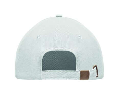 Baseball cap 6 panels 270g/m² - Weiß bedrucken, Art.-Nr. MO9643-06
