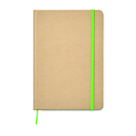 DIN A5 Notizbuch recycelt - Limette bedrucken, Art.-Nr. MO9684-48