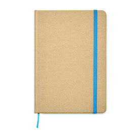 DIN A5 Notizbuch recycelt - Blau bedrucken, Art.-Nr. MO9684-04