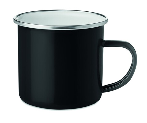 Vintage Kaffeebecher - Schwarz bedrucken, Art.-Nr. MO9756-03