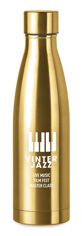 Edelstahl Isolierflasche 500ml - Matt Golden bedrucken, Art.-Nr. MO9812-97 Edelstahl Isolierflasche 500ml - Matt Golden bedrucken, Art.-Nr. MO9812-97