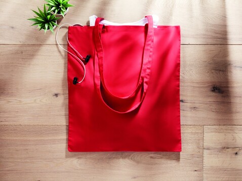Boodschappentas 180 g/m² - Rot bedrucken, Art.-Nr. MO9846-05 Boodschappentas 180 g/m² - Rot bedrucken, Art.-Nr. MO9846-05