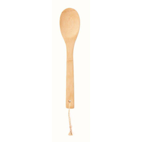 Spoon salad bamboo - Beige bedrucken, Art.-Nr. MO9904-13 Spoon salad bamboo - Beige bedrucken, Art.-Nr. MO9904-13