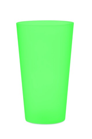 Wiederverwendbarer Becher - Transparent Grün bedrucken, Art.-Nr. MO9907-24