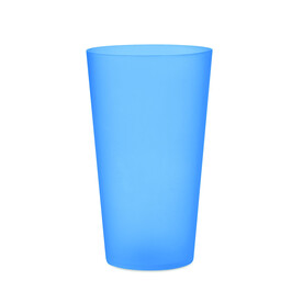 Wiederverwendbarer Becher - Transparent Blau bedrucken, Art.-Nr. MO9907-23