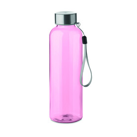 RPET-Flasche 500ml - Transparent Pink bedrucken, Art.-Nr. MO9910-31