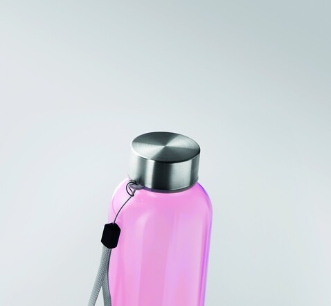 RPET-Flasche 500ml - Transparent Pink bedrucken, Art.-Nr. MO9910-31
