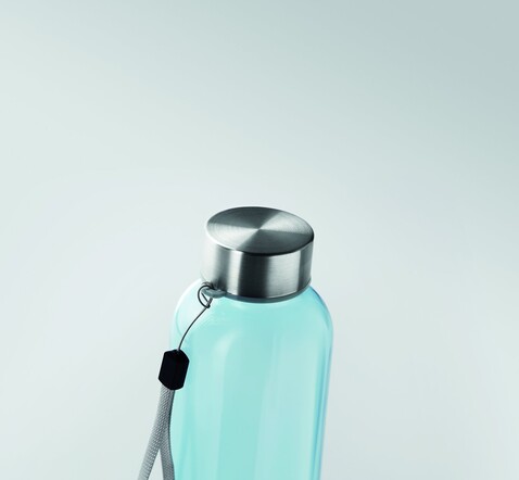 RPET-Flasche 500ml - Transparent Hellblau bedrucken, Art.-Nr. MO9910-52 RPET-Flasche 500ml - Transparent Hellblau bedrucken, Art.-Nr. MO9910-52