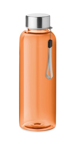 RPET-Flasche 500ml - Transparent Orange bedrucken, Art.-Nr. MO9910-29 RPET-Flasche 500ml - Transparent Orange bedrucken, Art.-Nr. MO9910-29