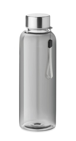 RPET-Flasche 500ml - Transparent Grau bedrucken, Art.-Nr. MO9910-27