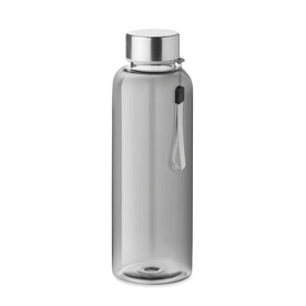RPET-Flasche 500ml - Transparent Grau bedrucken, Art.-Nr. MO9910-27