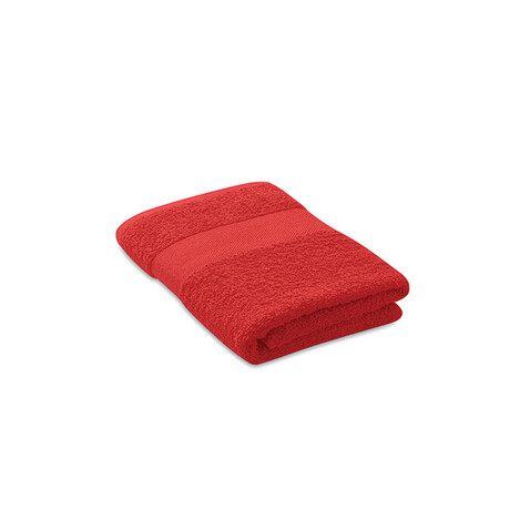 Handtuch Organic Cotton - Rot bedrucken, Art.-Nr. MO9931-05