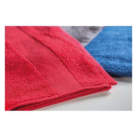 Handtuch Organic Cotton - Rot bedrucken, Art.-Nr. MO9931-05
