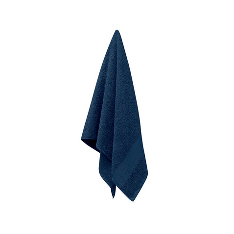 Handtuch Organic Cotton - Blau bedrucken, Art.-Nr. MO9931-04