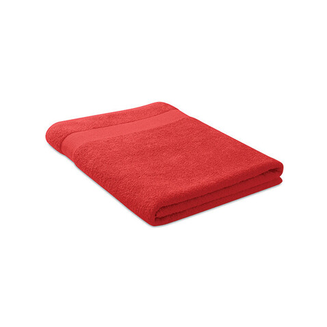 Handtuch Organic Cotton - Rot bedrucken, Art.-Nr. MO9933-05