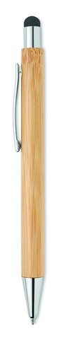 Druckkugelschreiber mit Stylus - Holz bedrucken, Art.-Nr. MO9945-40 Druckkugelschreiber mit Stylus - Holz bedrucken, Art.-Nr. MO9945-40