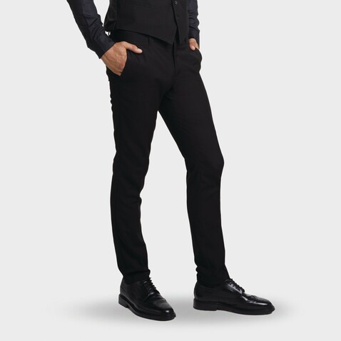 GABIN MEN SUIT TROUSER - Deep Black bedrucken, Art.-Nr. N03162-DB-XXS GABIN MEN SUIT TROUSER - Deep Black bedrucken, Art.-Nr. N03162-DB-XXS