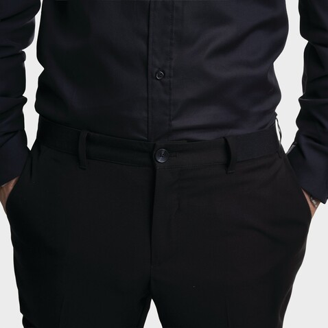 GABIN MEN SUIT TROUSER - Deep Black bedrucken, Art.-Nr. N03162-DB-XXS GABIN MEN SUIT TROUSER - Deep Black bedrucken, Art.-Nr. N03162-DB-XXS