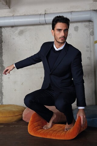 MARIUS MEN SUIT JACKET - Night bedrucken, Art.-Nr. N03164-NH-060