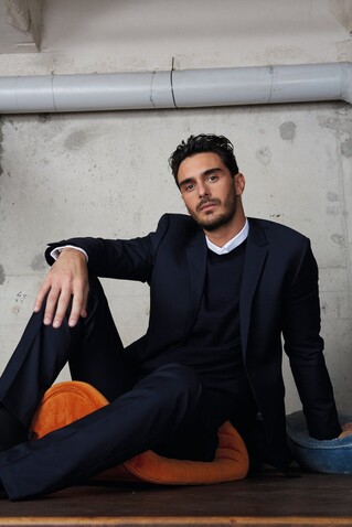 MARIUS MEN SUIT JACKET - Night bedrucken, Art.-Nr. N03164-NH-060
