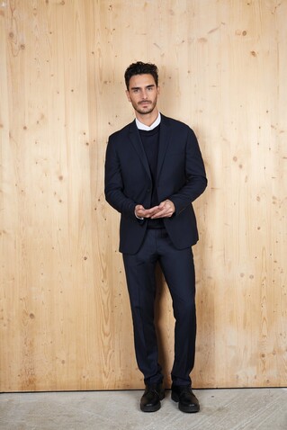 MARIUS MEN SUIT JACKET - Night bedrucken, Art.-Nr. N03164-NH-060