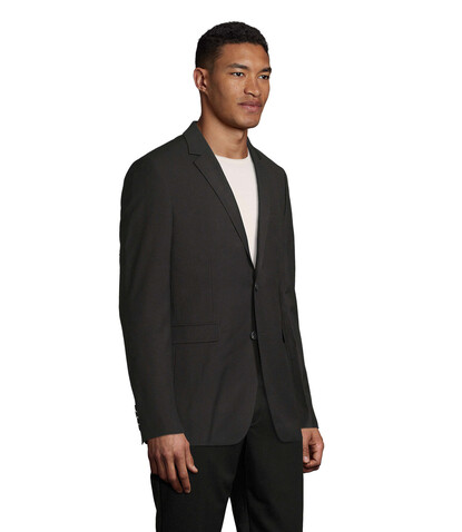 MARIUS MEN SUIT JACKET - Deep Black bedrucken, Art.-Nr. N03164-DB-064