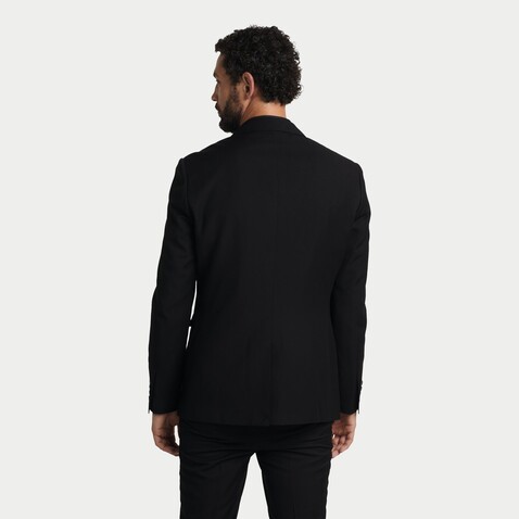 MARIUS MEN SUIT JACKET - Deep Black bedrucken, Art.-Nr. N03164-DB-064