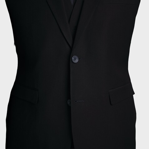 MARIUS MEN SUIT JACKET - Deep Black bedrucken, Art.-Nr. N03164-DB-064