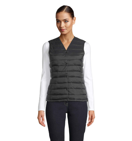 ARTHUR WOMEN BODYWARMER - Deep Black bedrucken, Art.-Nr. N03173-DB-M ARTHUR WOMEN BODYWARMER - Deep Black bedrucken, Art.-Nr. N03173-DB-M