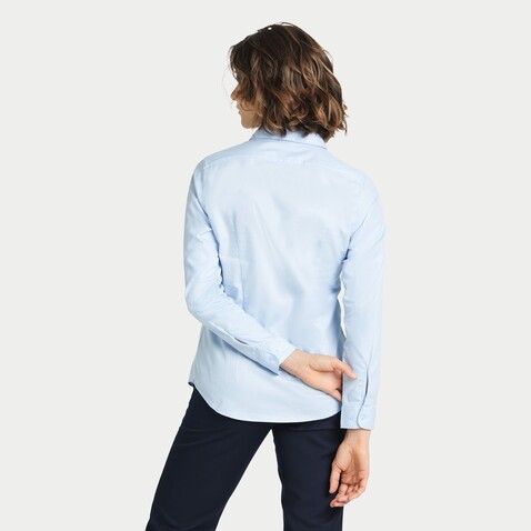 BLAISE WOMEN SHIRT - Soft Blue bedrucken, Art.-Nr. N03183-EU-XXL BLAISE WOMEN SHIRT - Soft Blue bedrucken, Art.-Nr. N03183-EU-XXL