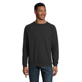 NELSON MEN SWEAT 400 - Deep Black bedrucken, Art.-Nr. N03194-DB-XXL