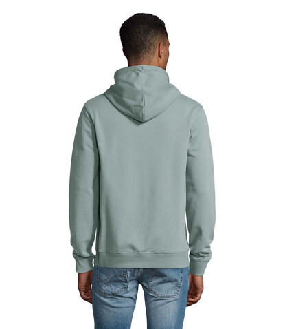 NICHOLAS MEN HOODED SWEAT - Dusty Green bedrucken, Art.-Nr. N03196-IE-L NICHOLAS MEN HOODED SWEAT - Dusty Green bedrucken, Art.-Nr. N03196-IE-L