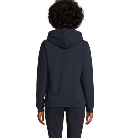 NICHOLAS WOMEN HOODED SWEAT - Night bedrucken, Art.-Nr. N03197-NH-M