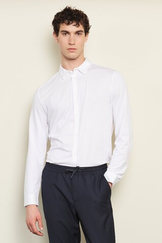 BALTHAZAR MEN SHIRT - Optic White bedrucken, Art.-Nr. N03198-OQ-S BALTHAZAR MEN SHIRT - Optic White bedrucken, Art.-Nr. N03198-OQ-S