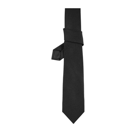 TEODOR JACQUARD TIE - Deep Black bedrucken, Art.-Nr. N03203-DB-M TEODOR JACQUARD TIE - Deep Black bedrucken, Art.-Nr. N03203-DB-M