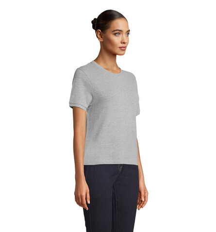 LORIS UNISEX T-SHIRT 180 - Gray Melanged bedrucken, Art.-Nr. N03775-MM-4XL LORIS UNISEX T-SHIRT 180 - Gray Melanged bedrucken, Art.-Nr. N03775-MM-4XL