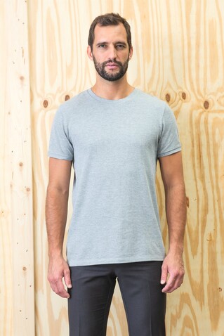 LORIS UNISEX T-SHIRT 180 - Gray Melanged bedrucken, Art.-Nr. N03775-MM-4XL LORIS UNISEX T-SHIRT 180 - Gray Melanged bedrucken, Art.-Nr. N03775-MM-4XL