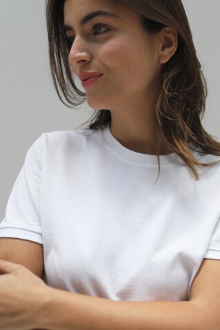 LORIS UNISEX T-SHIRT 180 - Optic White bedrucken, Art.-Nr. N03775-OQ-S