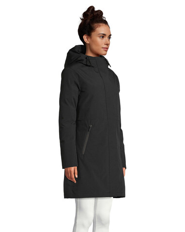 ALFI WOMEN WARM JACKET - Deep Black bedrucken, Art.-Nr. N04005-DB-S